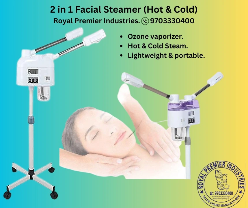 2 in 1 facial steamer (Hot & Cold) uploaded by Royal Premier Industries on 7/5/2023