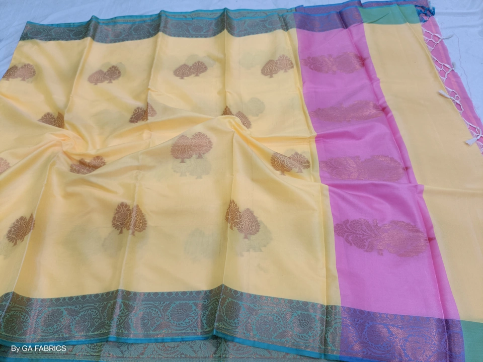 Soft silk saree  uploaded by GA Fabrics on 7/5/2023