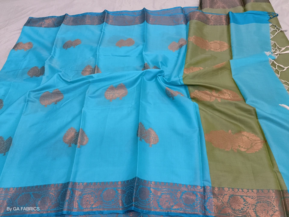 Soft silk saree  uploaded by GA Fabrics on 7/5/2023