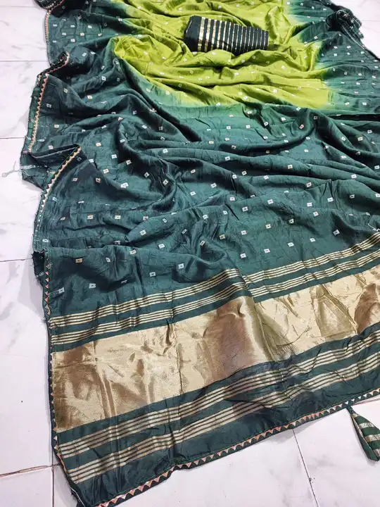 *~ New Arrivals ✨*
✅✅✅✅✅

*#Gajji vol-19❤️*

*Pure summer   Batik weaving Gajji silk saree  with lag uploaded by BOKADIYA TEXOFIN on 7/5/2023