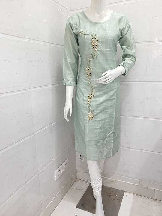 Embroidery work kurti uploaded by business on 7/15/2020