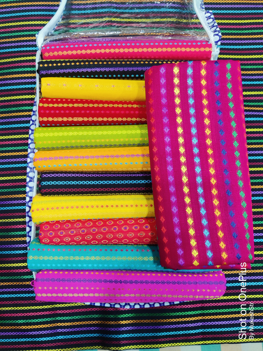Cotton sheela stripes uploaded by Mysore cloth depot  on 7/5/2023