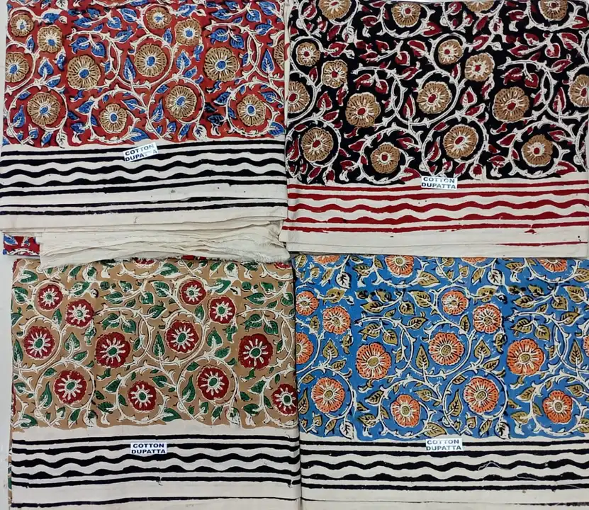 Jaipuri Bagru Design Cotton Suit Unstitched Fabric  uploaded by Laven Exclusive on 7/5/2023
