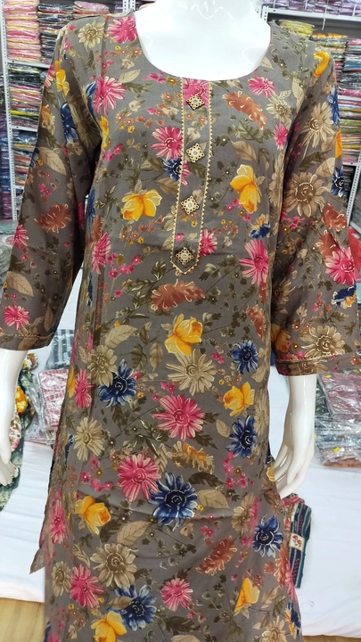 Heavy Quality Rayon Fabric Kurtis uploaded by GINNI TEXTILE on 7/5/2023