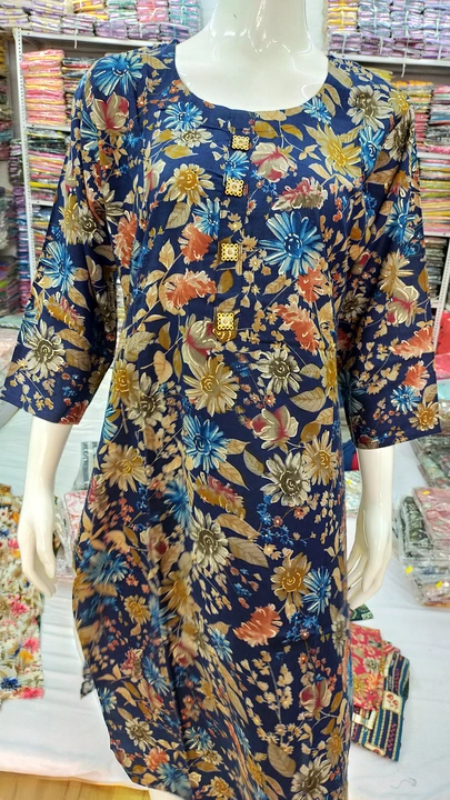 Heavy Quality Rayon Fabric Kurtis uploaded by GINNI TEXTILE on 7/5/2023