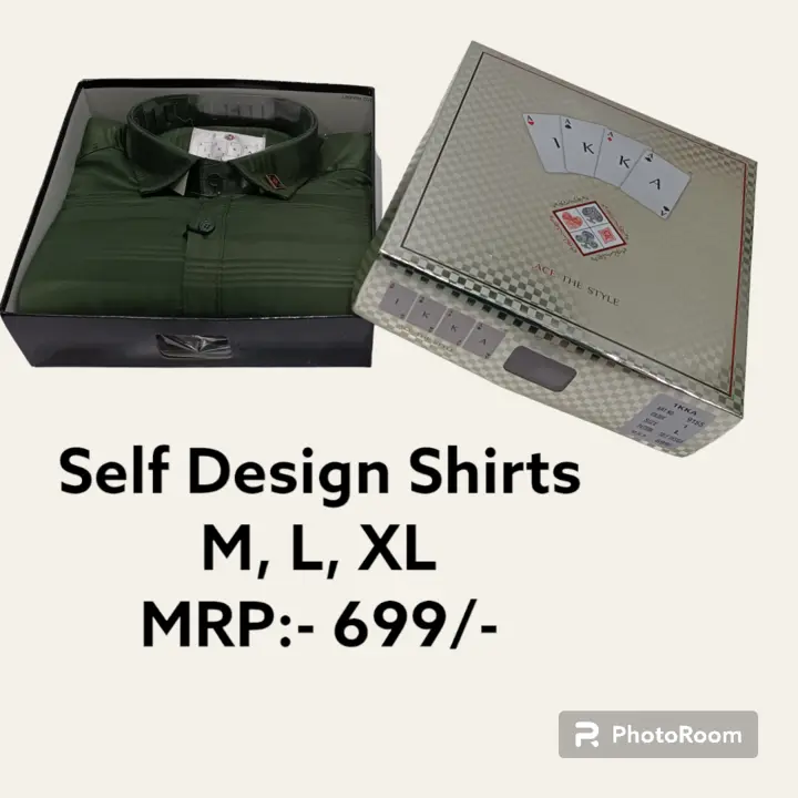 ♦️♣️1KKA♥️♠️ EXCLUSIVE BOX PACKING SELF DESIGN SHIRTS FOR MEN uploaded by Kushal Jeans, Indore on 7/5/2023