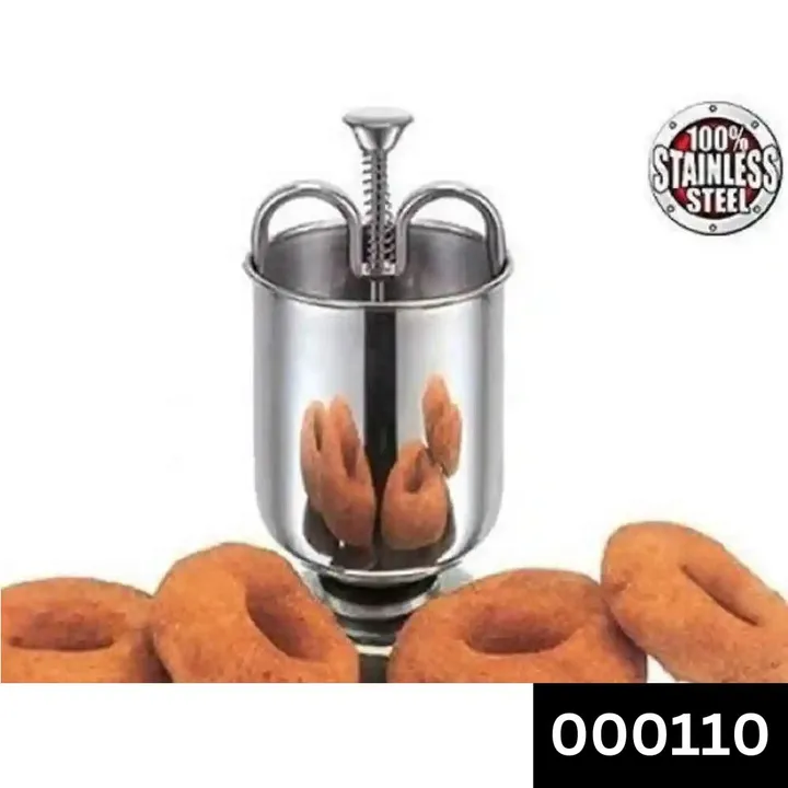 Stainless 6 mendu Vada maker uploaded by The palak trading company on 7/5/2023