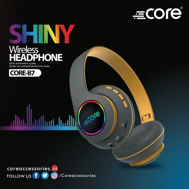 Core B-7 Headphones  uploaded by Bhavani Mobile Accessorie on 7/5/2023