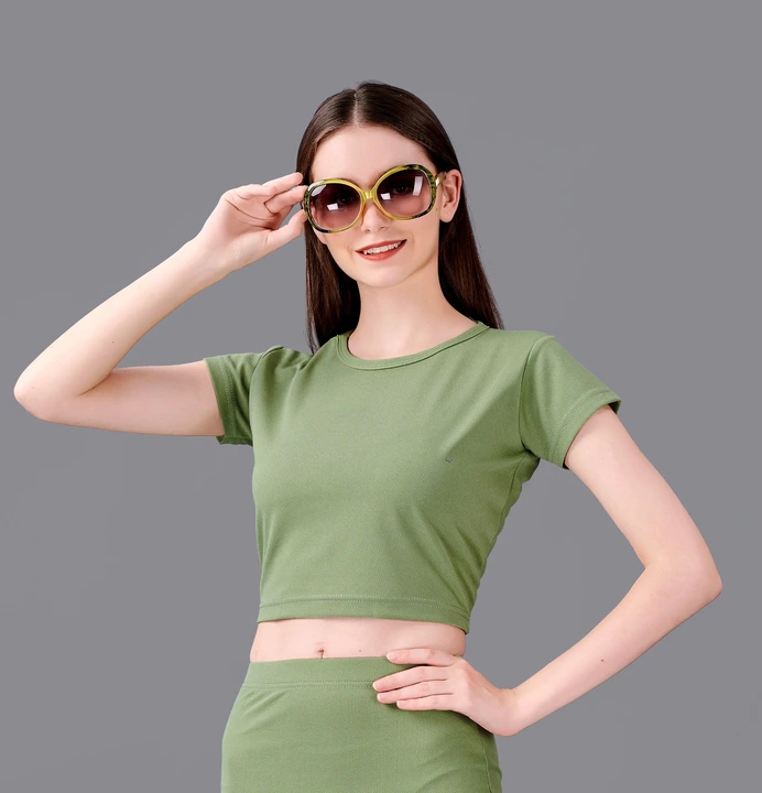 New style fancy crop t-shirt uploaded by Jye Ambe textile on 7/5/2023
