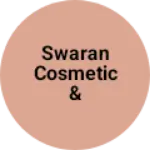 Business logo of Swaran cosmetic & jewellery shop