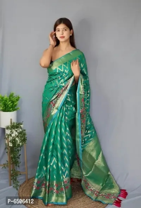 Pure Banarasi Silk Sarees With Blouse Piece uploaded by business on 7/5/2023