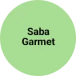 Business logo of Saba garmet