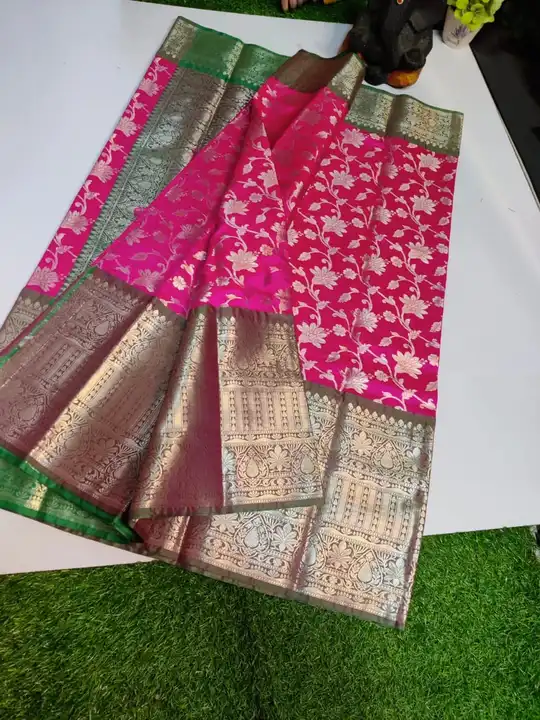 Banarsi Semi Silk Saree uploaded by Meenawala Fabrics on 7/5/2023