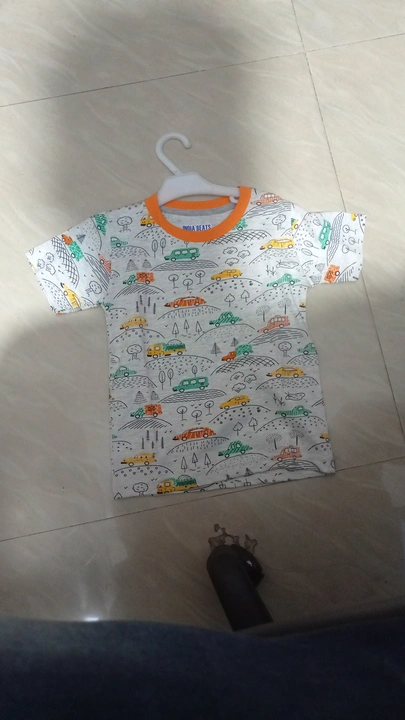 Kids cotton tshirt 2 yrs to 12 yrs poly pack uploaded by business on 7/5/2023