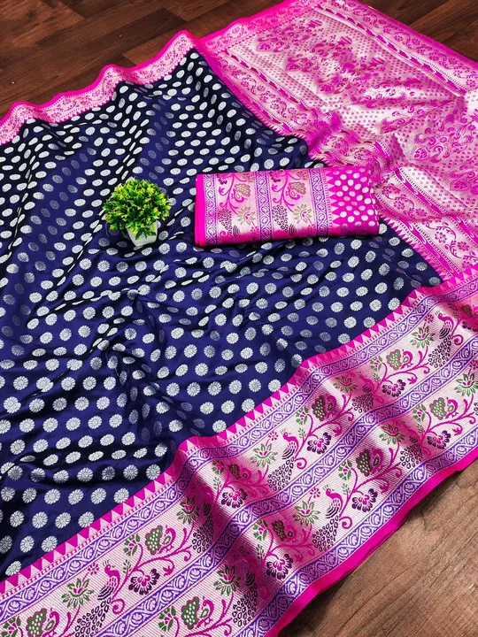 Pure Silk kanchipuram Saree With Unstitched Blouse  uploaded by Manasvi Enterprise on 7/5/2023