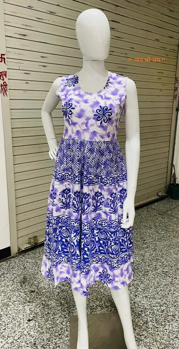 *Beautiful 🥰 Cotton Printed Short Jaipuri Multi colours Middy Dress Good Quality*

Fabric- Cotton
S uploaded by Saiba hand block on 7/5/2023