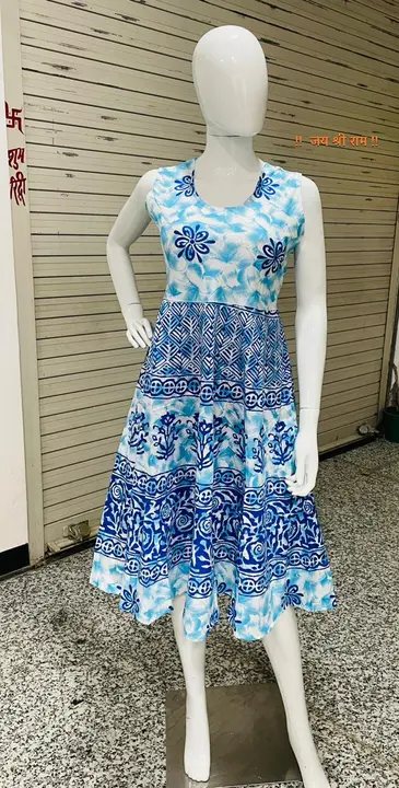 *Beautiful 🥰 Cotton Printed Short Jaipuri Multi colours Middy Dress Good Quality*

Fabric- Cotton
S uploaded by Saiba hand block on 7/5/2023