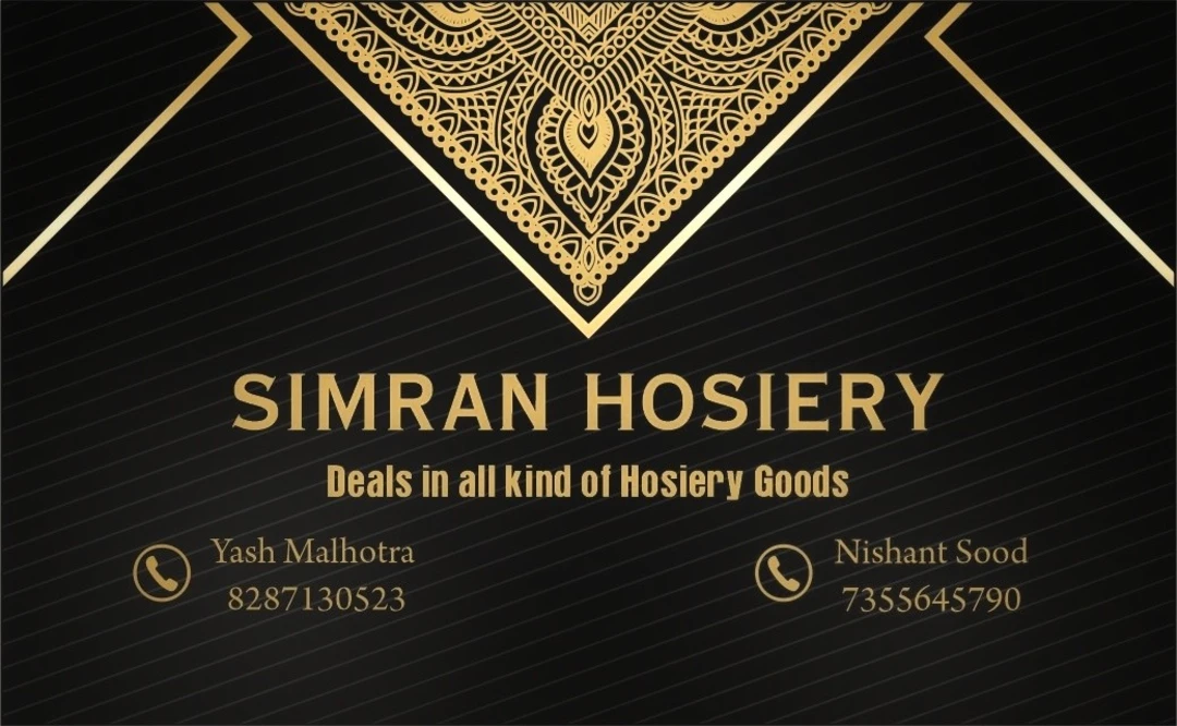 Post image Simran Hosiery has updated their profile picture.