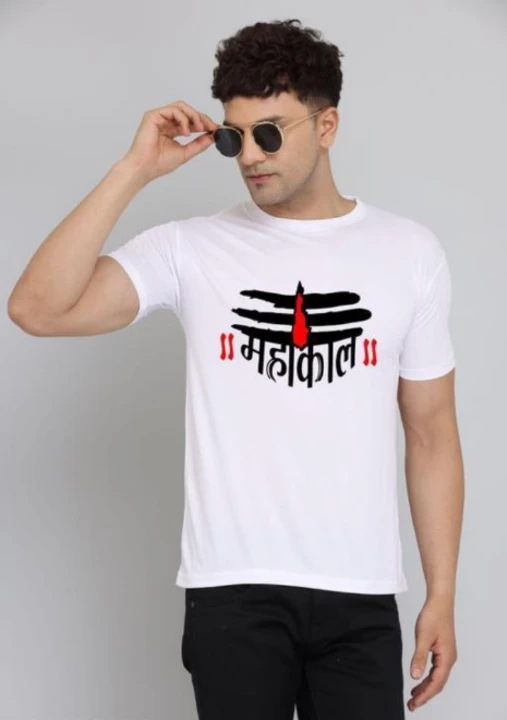 Mahakaal t.shirt for men's and women's wear  uploaded by SAI KRIPA GARMENTS on 7/5/2023