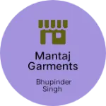 Business logo of Mantaj garments and footwear