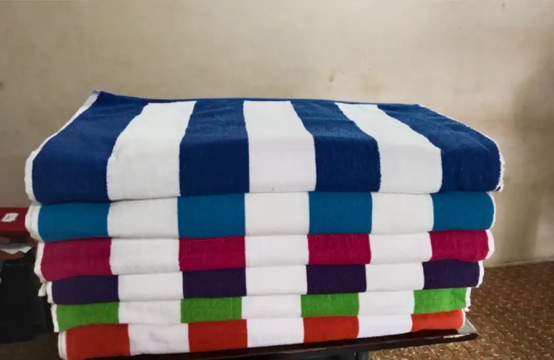 Cotton towel stripes  uploaded by Shiv Shakti Impex on 7/5/2023