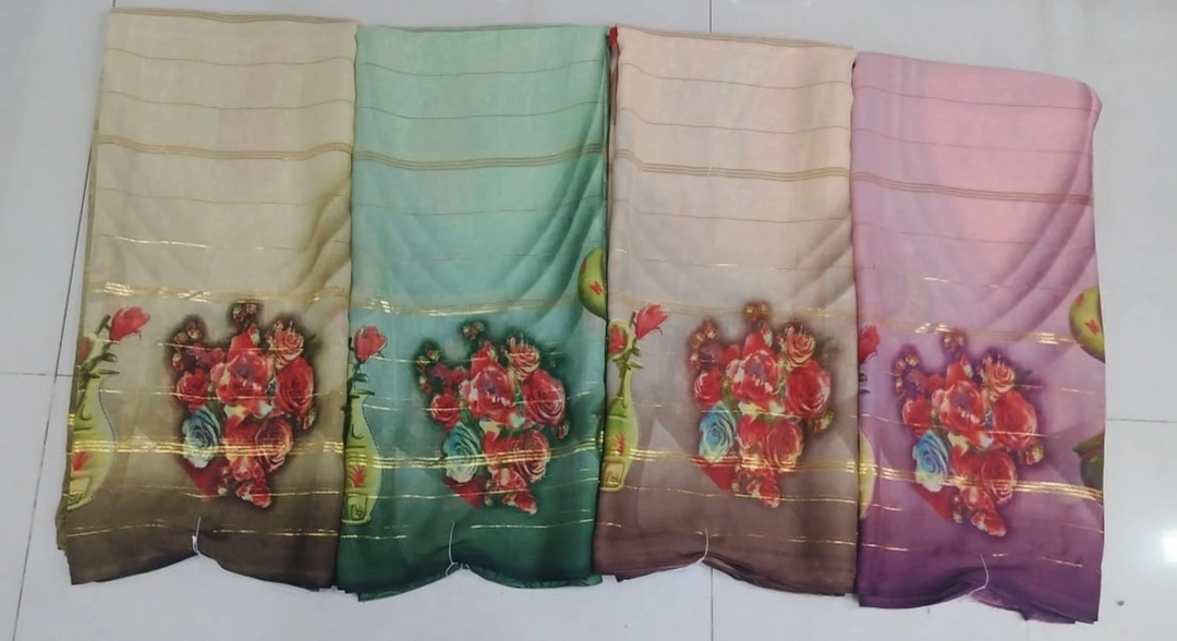 Jari print uploaded by TEJAS SAREES on 7/5/2023