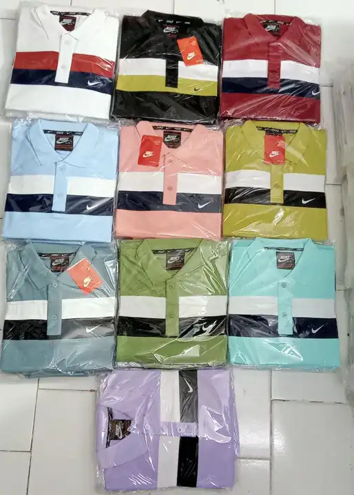 Cotton lycra mati us polo&Collar T-shirt  uploaded by FEEL Clothing Garments on 7/5/2023