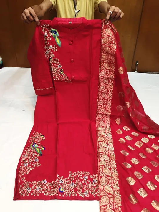 Kurti with dupatta  uploaded by business on 7/5/2023