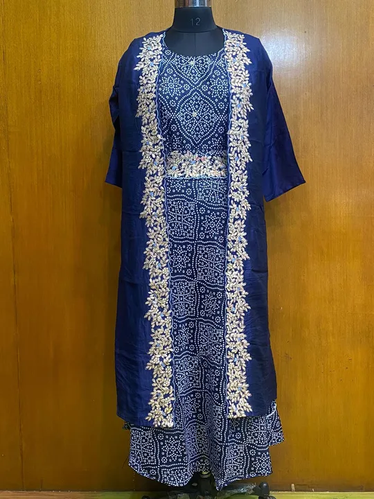 Gown kurti with jacket  uploaded by business on 7/5/2023