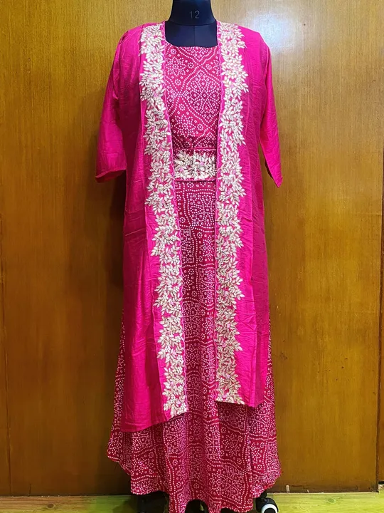 Gown kurti with jacket  uploaded by As your choice 💐 on 7/5/2023