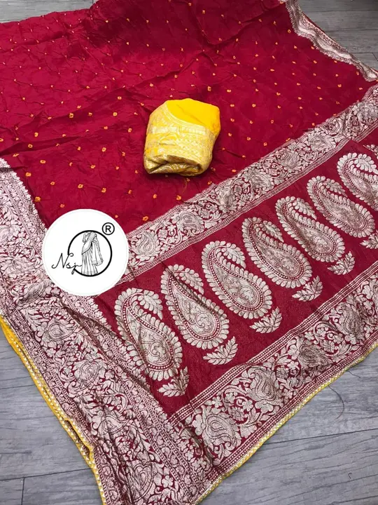 presents exclusive saree

 
such an unique colour and perfect for the party

👉keep shopping with us uploaded by Gotapatti manufacturer on 7/6/2023