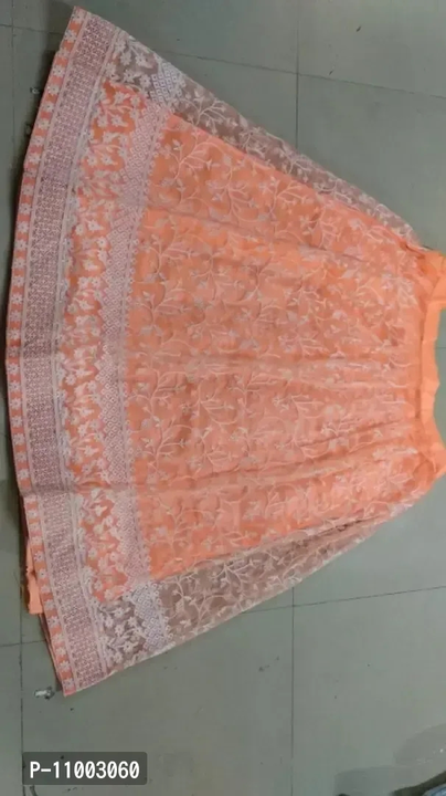 Womens Bridal Super Net With Silk Semi Stitched Lehenga Choli (Free Size) uploaded by wholsale market on 7/6/2023