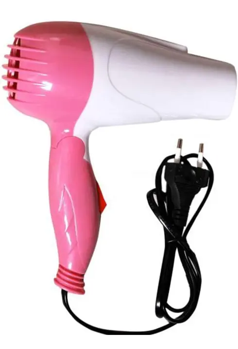  Combo of Hair Dryer NV-1290 (1000W, Pink & White), Hair Str uploaded by Heer Beauty Store  on 7/6/2023