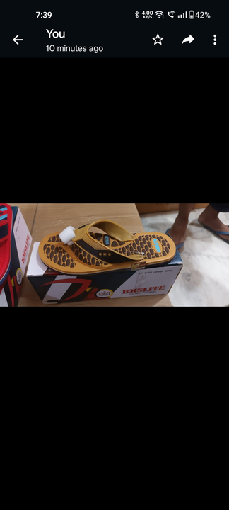Man's slippers  uploaded by Shree Shyam Creations on 7/6/2023