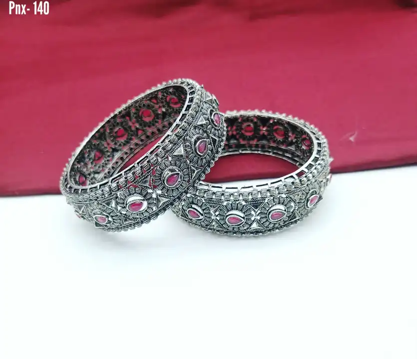 Rodium polis bangals uploaded by Radhe Krishna fashion jewelry on 7/6/2023