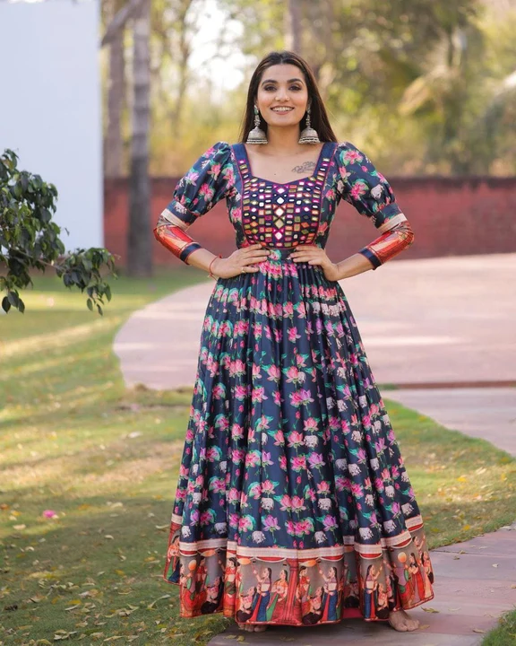 Anarkali Gown uploaded by Aditya impex on 7/6/2023