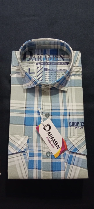 Havi lafar dabal pocket flaf tich batan  uploaded by DARAMEN Shirts             शर्ट मेनुफक्चरिंग  on 7/6/2023