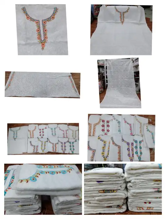 cota doriya cotton suit material uploaded by Lcf crafts (lucknow Chikan factory) on 7/6/2023