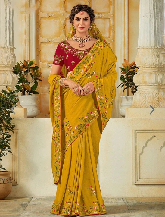 Silk saree uploaded by Navya clothing on 7/6/2023