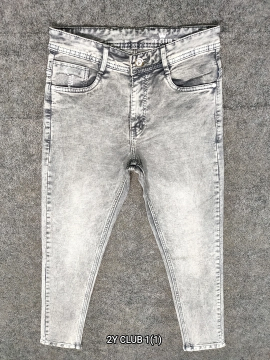 2y CLUB premium semi stretch denim jeans for men uploaded by Riddhi siddhi clothing on 7/6/2023