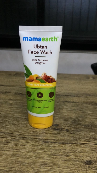 Mamaearth ubtan face wash 100ml uploaded by Kids crowd on 7/6/2023