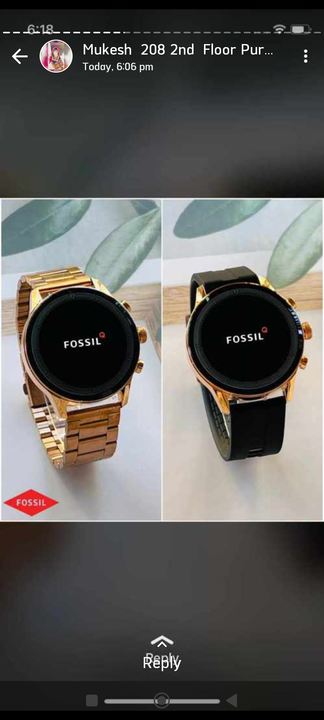 Fossil watch  uploaded by Dadhimati Mobile Accessories on 7/6/2023