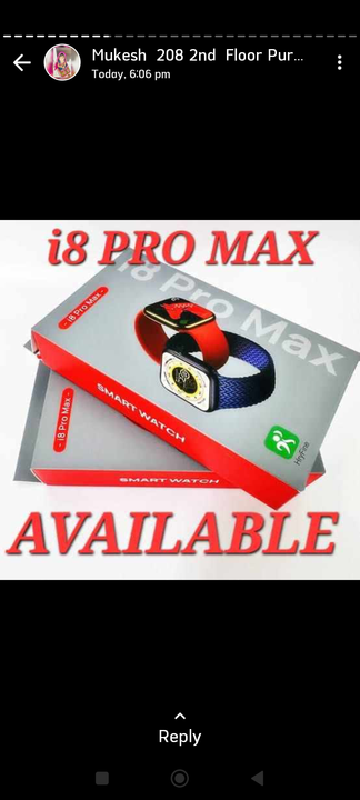 i8 PRO MAX uploaded by Dadhimati Mobile Accessories on 7/6/2023