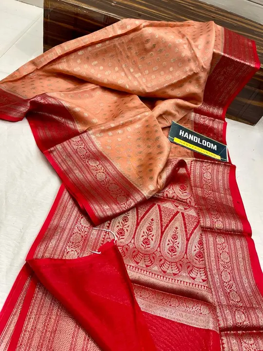 Banarsi Semi Gergot Soft Saree uploaded by Meenawala Fabrics on 7/6/2023