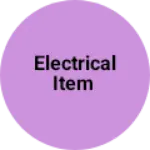 Business logo of Electrical item