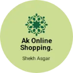 Business logo of Ak online shopping.