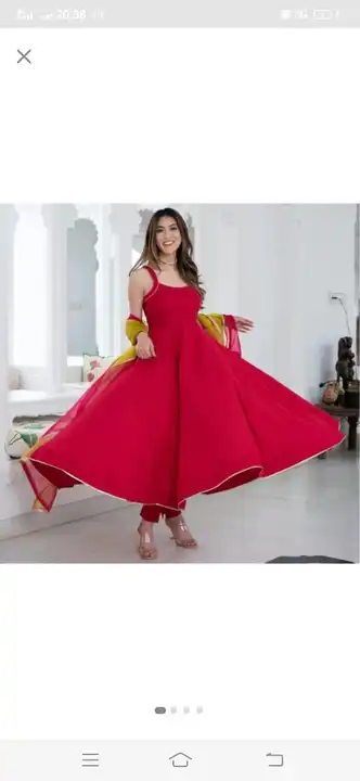 Gown and Dupatta set  uploaded by business on 7/6/2023