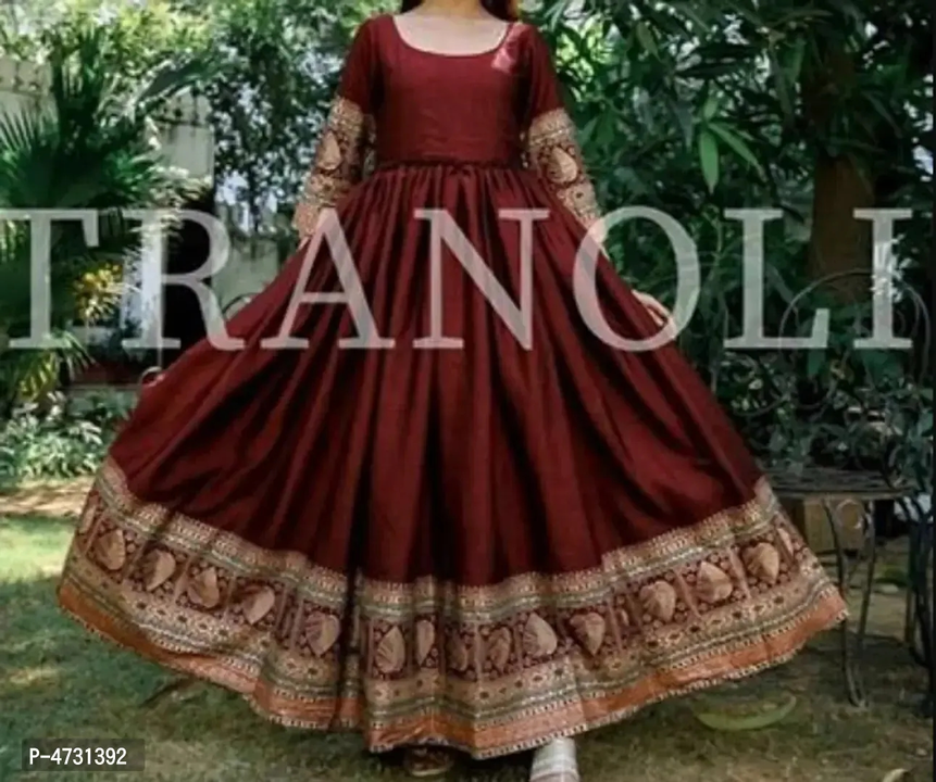 Exclusive Rayon Stylish Long Kurta With Cloth Necklace uploaded by wholsale market on 7/7/2023