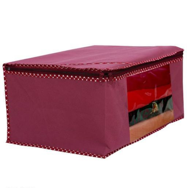 Mahrun saree cover clothes cover wardrobe organizer  uploaded by SAMRATHAL INDUSTRIES on 7/7/2023