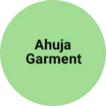 Business logo of Ahuja trading company 